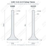 Transporter T4 2.4 D Subap Takımı (10 Subap) - AAB / AJA - Motor Kodu: AAB / AJA - OEM: 069109601F, 069109601G, 074109611, 74109611